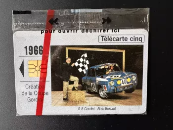 Telefonkarte Frankreich 1994 5U - Auflage 25000 - Renault R8 Gordini im Blister