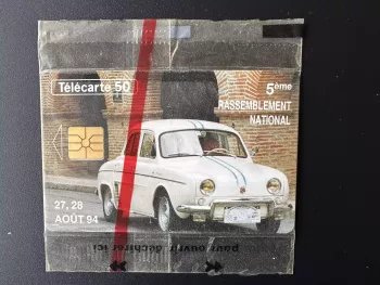 Frankreich Telefonkarte 1994 50E Aufl. 5600 Ex Renault Dauphine Treffen Blister
