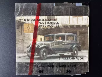 Telefonkarte Frankreich 1992 50E - Renault-Treffen - 11000 Ex. - ungeöffnet