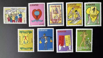 Ghana 2005/2006 Mi. 3769-3778 AIDS Tuberkulose TB