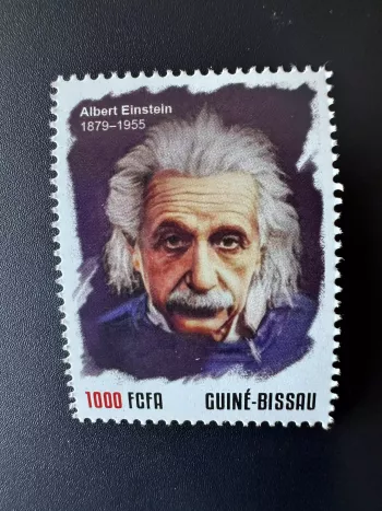 Guiné Guinea Bissau 2023 Mi. ? Personalized Albert Einstein stamp