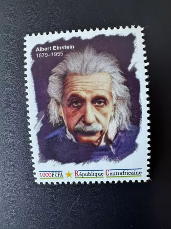 Centrafricaine Central Africa 2023 Mi. 16031 Personalized Albert Einstein stamp