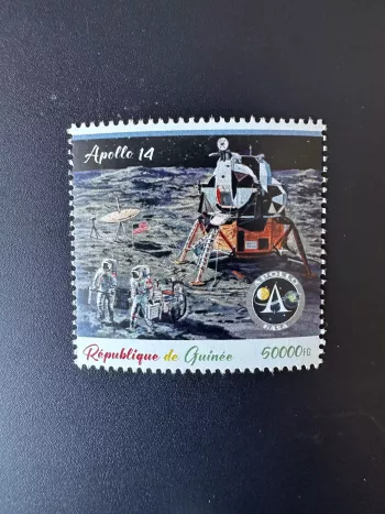 Guinée Guinea 2023 Mi. 18134 Personalized Apollo 14 Espace Space Raumfahrt stamp
