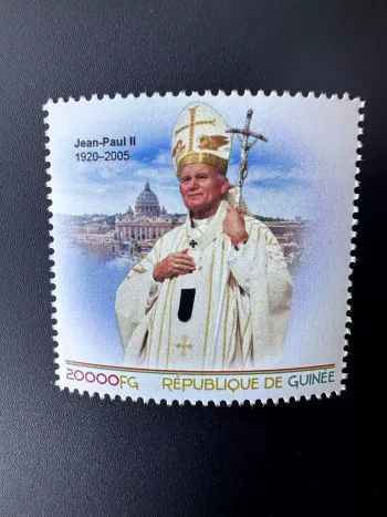 Guinée Guinea 2023 Mi. 18132 Personalized Pape Pope John Jean Paul II stamp
