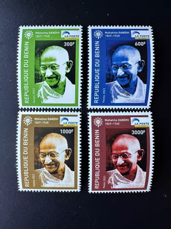 Benin 2021 Mi. 1689 - 1695 Mohandas Mahatma Gandhi India