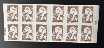 Frankreich 2025 MH Heft 12 Briefm. Marianne de l'Avenir 0,10 € Selbstklebend
