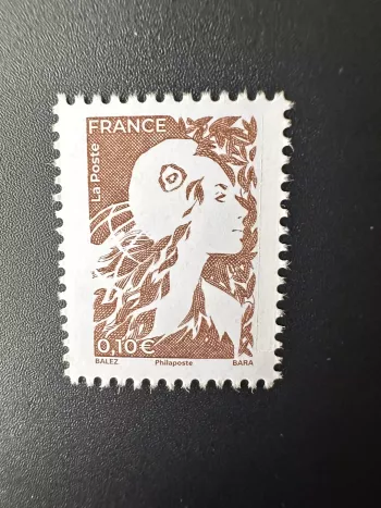 Frankreich 2025 1 Marke Marianne de l'Avenir 0,10 € gummiert