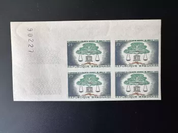 Gabon 1963 Mi. 192 ND Déclaration Universelle Droits Homme UNESCO Arbre Tree
