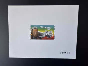 Cameroon 1986 Mi. 1138 Luxury Proof Jean Mermoz Plane Airplane Flugzeug