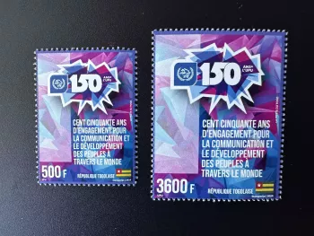 Togo 2024 Mi. ? Joint Issue 150 ans UPU Union Postale Universelle Universal