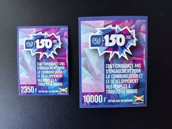 Burundi 2024 ND Gemeinschaftsausgabe 150 Jahre UPU Weltpostverein