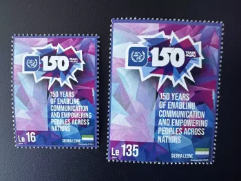 Sierra Leone 2024 Gemeinschaftsausgabe 150 Jahre UPU Weltpostverein