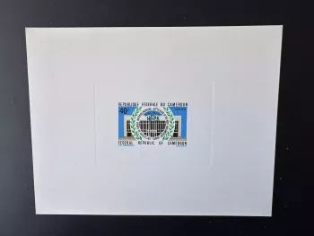 Cameroun 1972 Mi. 691 Epreuve Luxe Session Conseil interparlementaire drapeau