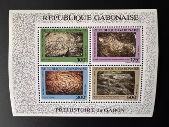 Gabun 1991 Mi. Bl. 68 Vorgeschichte Prehistory