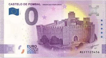 Billet touristique Souvenir 2025 Portugal Castelo de Pombal