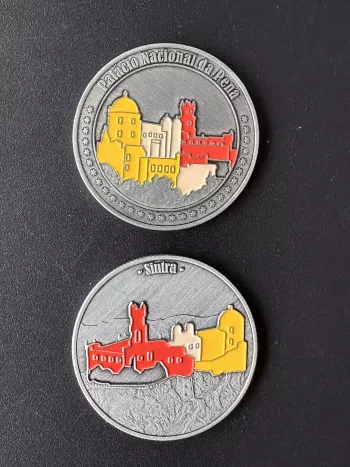 Médaille souvenir "Palacio Nacional da Pena" argent en couleur