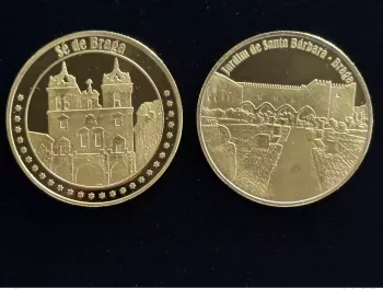 Médaille souvenir "Sé de Braga - Jardim de Santa Barbara"