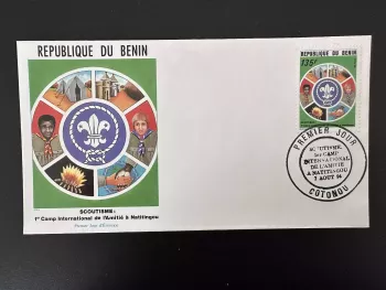Benin 1994 Mi. 621 FDC Pfadfinder Jamboree Internationales Lager Natitingou