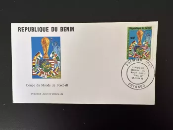 Benin 1994 Mi. 623 FDC Football FIFA USA Statue Liberty