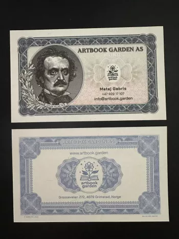 2023 / 2024 Matej Gabris Artbook Garden AS Edgar Allan Poe (II) SPECIMEN ESSAY