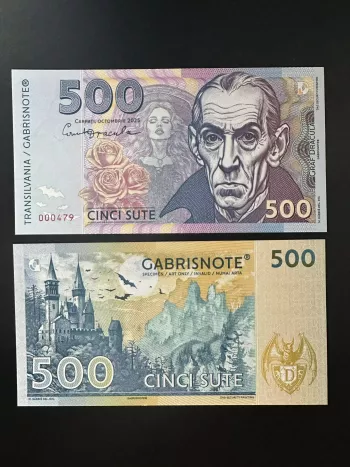 2025 Matej Gabris Gabrisnote 500 Suite Dracula Castle UNC SPECIMEN ESSAY