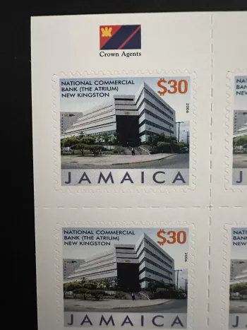 Jamaïque 2006 Mi. 1076 adhesive sheet National Commercial Bank RARE YEAR 2006