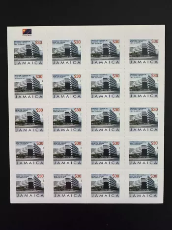 Jamaica 2006 Mi. 1076 adhesive sheet National Commercial Bank RARE YEAR