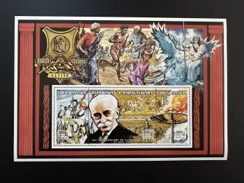 Madagascar 1994 Mi. Bl. A 263 Jeux olympiques Pierre de Coubertin CIO IOC