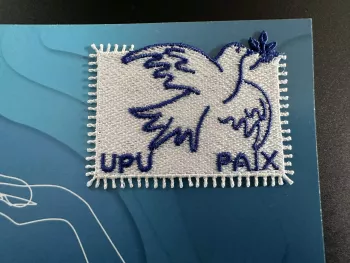 UPU 2025 Dove of Peace Unusual Embroidery Embroidered Joint Issue On Card