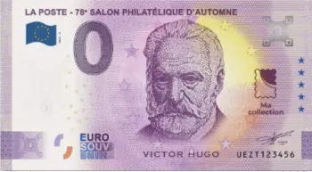 Billet Souvenir 2025 France La Poste Salon Philatélique d'Automne Victor Hugo