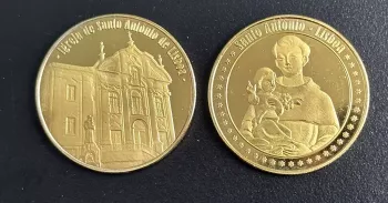 Médaille souvenir "Igreja de Santo Antonio de Lisboa"