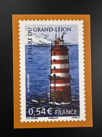 France 2025 Stationery Carte Entier Phare Lighthouse Leuchtturm Grand-Léjon