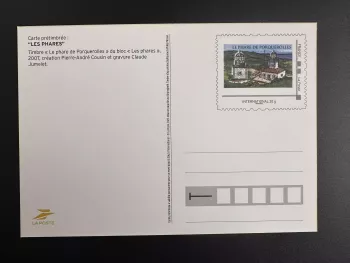 Frankreich 2025 Ganzsache Leuchtturm Porquerolles