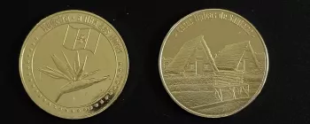 Médaille souvenir "Ilha das Flores & Casas de Santana"