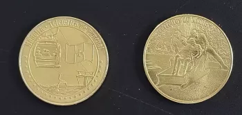 Médaille souvenir "Madeira Teleférico & carreiros"