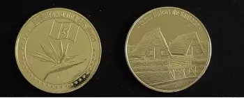 Médaille souvenir "Ilha das Flores & Casas de Santana"