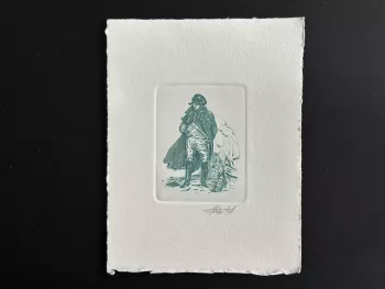 Belgique 1990 COB 2376 Epreuve d'artiste 1er jour FDC Napoléon Bonaparte vert
