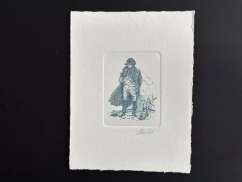 Belgique 1990 COB 2376 Epreuve d'artiste 1er jour FDC Napoléon Bonaparte bleu