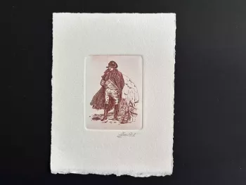 Belgique 1990 COB 2376 Epreuve d'artiste 1er jour FDC Napoléon Bonaparte rouge
