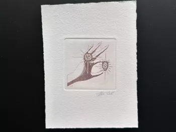 Belgique 1965 COB 1314 Epreuve d'artiste Proof 1er jour FDC Diamant Bijoux rouge