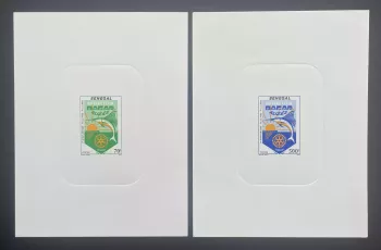 Sénégal 1983 Mi. 803 - 804 Epreuve de Luxe Alizés Dakar Poisson Faune Rotary