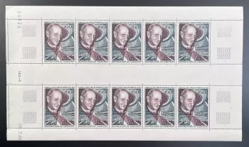 Dahomey 1966 YT PA 45 Bogen Papst Paul VI UNO Friedensappell New York