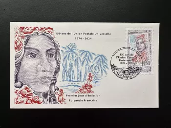 Polynesien 2024 FDC 150 Jahre UPU Weltpostverein