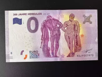 Souvenir Banknote 300 Years Hercules 2017-1 Souvenirschein
