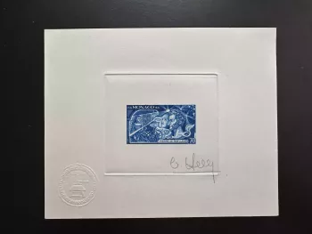 Monaco 1974 YT 964 Epreuve d'artiste Proof Pierre de Ronsard écrivain