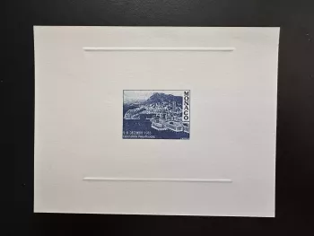 Monaco 1985 Luxusprobe Proof Philatelieausstellung