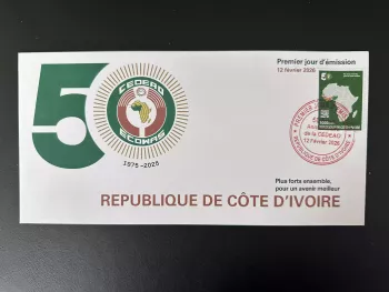 Côte d'Ivoire 2026 FDC CEDEAO ECOWAS 50 ans 1975 2025 Afrique coopération