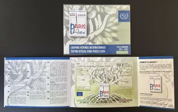 Specimen folder Paris Philex 2026 UPU Abidjan 150 years Coupon IRC IAS CRI