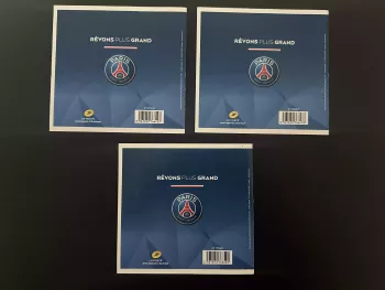 Frankreich 2017 Collector PSG Fußball Paris Saint-Germain 4 Briefmarken