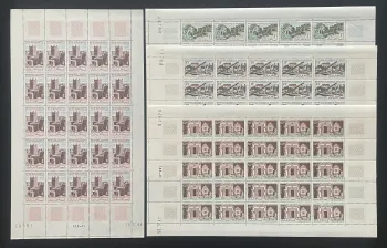 Mauritania 1965 YT 193-196 sheet architecture mosque oasis caravan